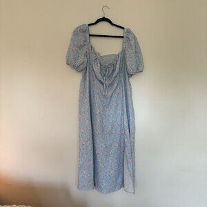 Cider Floral Cottagecore/Milkmaid Dress